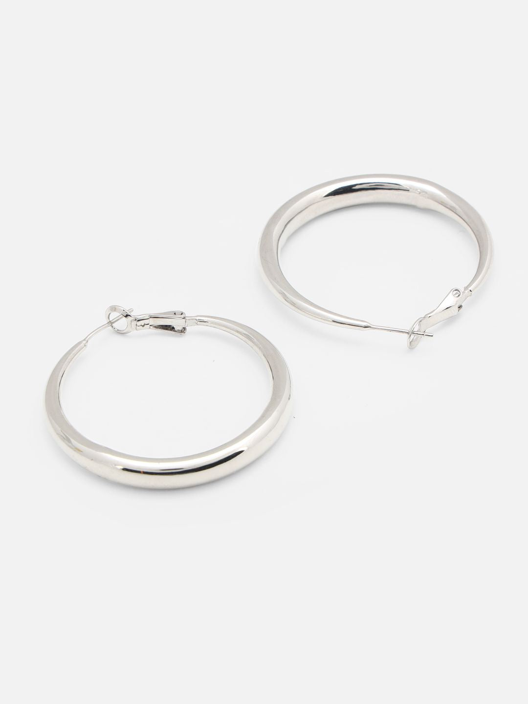 Beatnik Silver HoopEarrings
