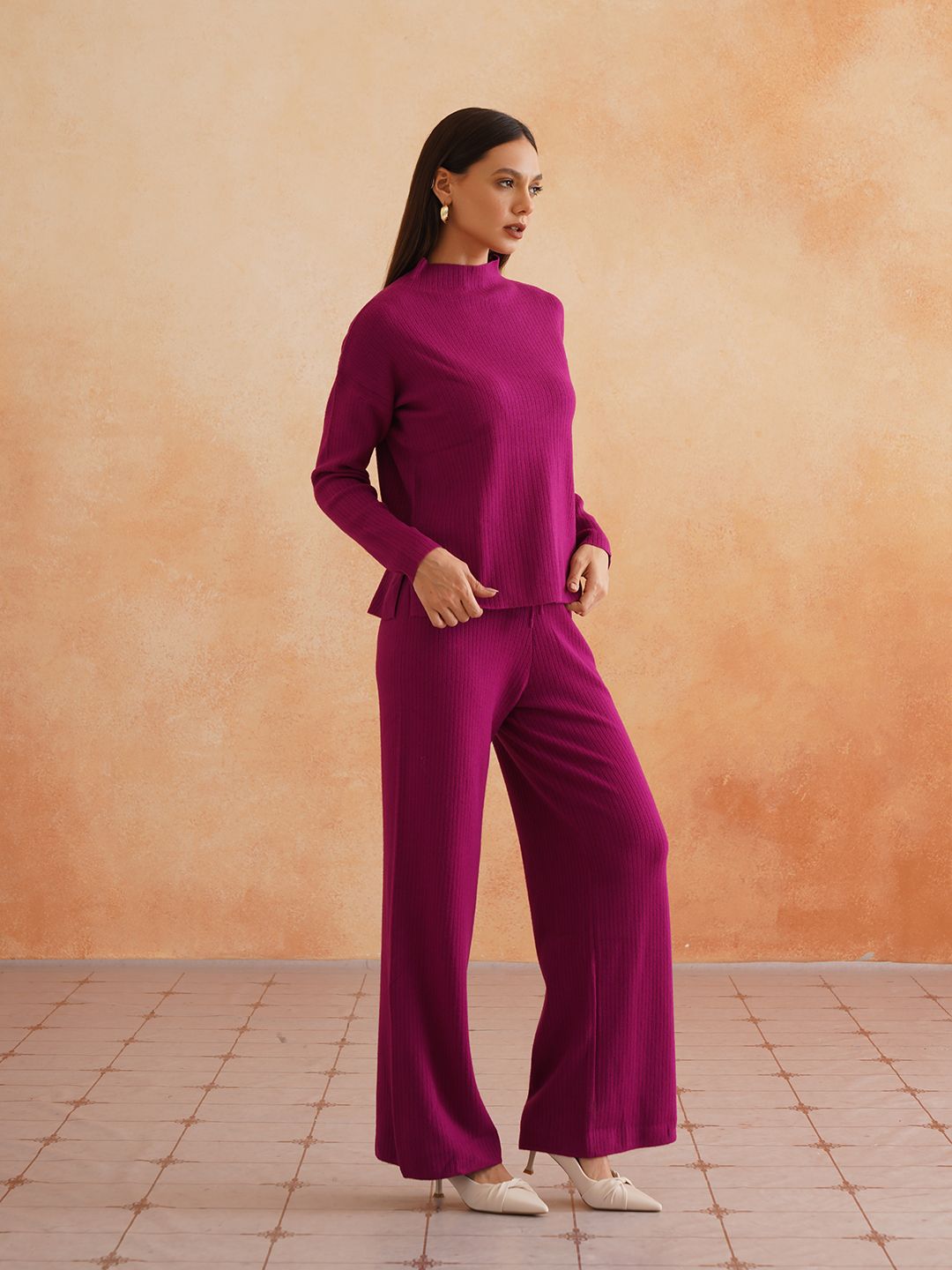 2 Piece Coord Plum Womens Coords Beatnik