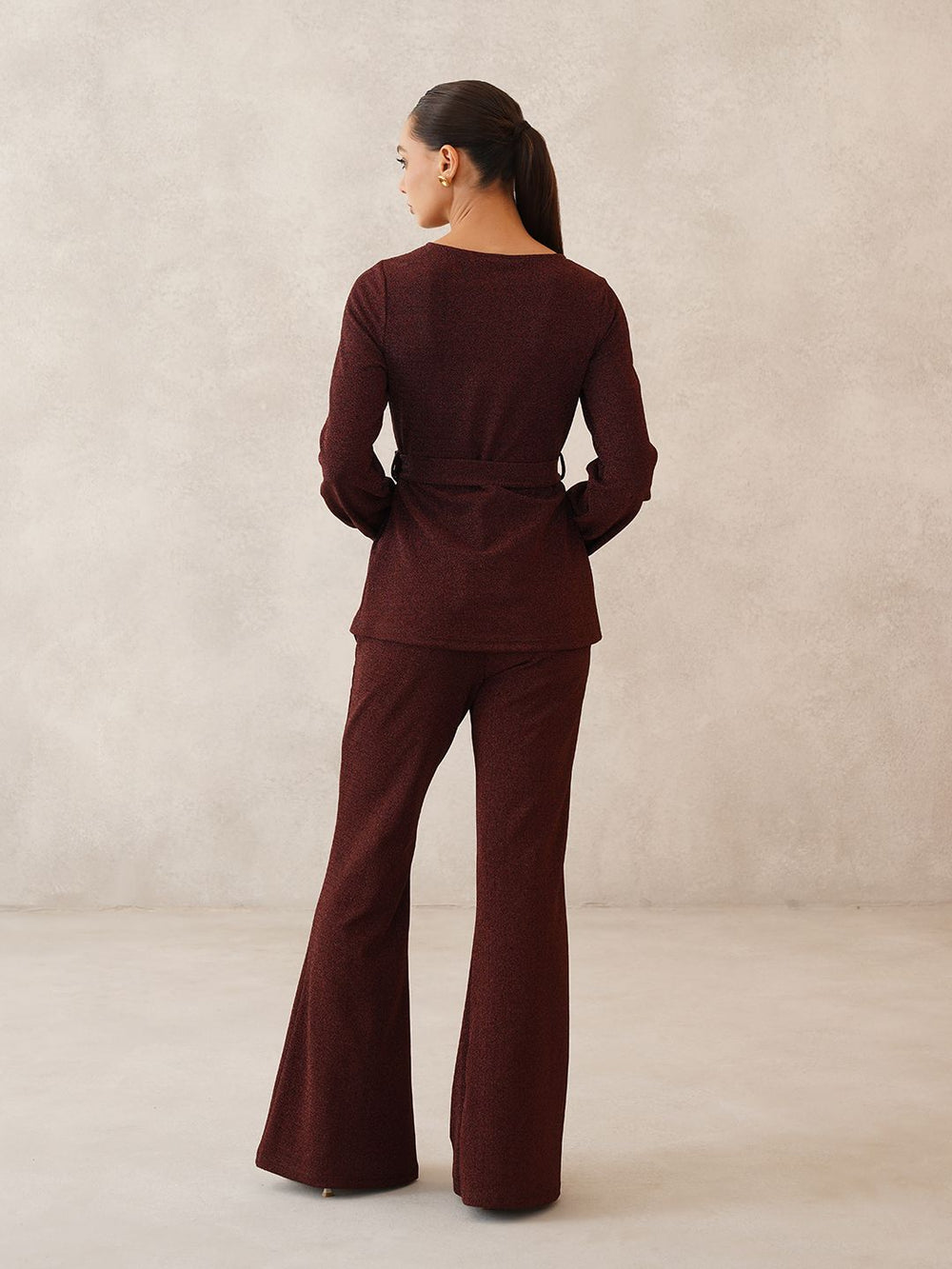 2 Piece Coord Maroon Womens Coords Beatnik