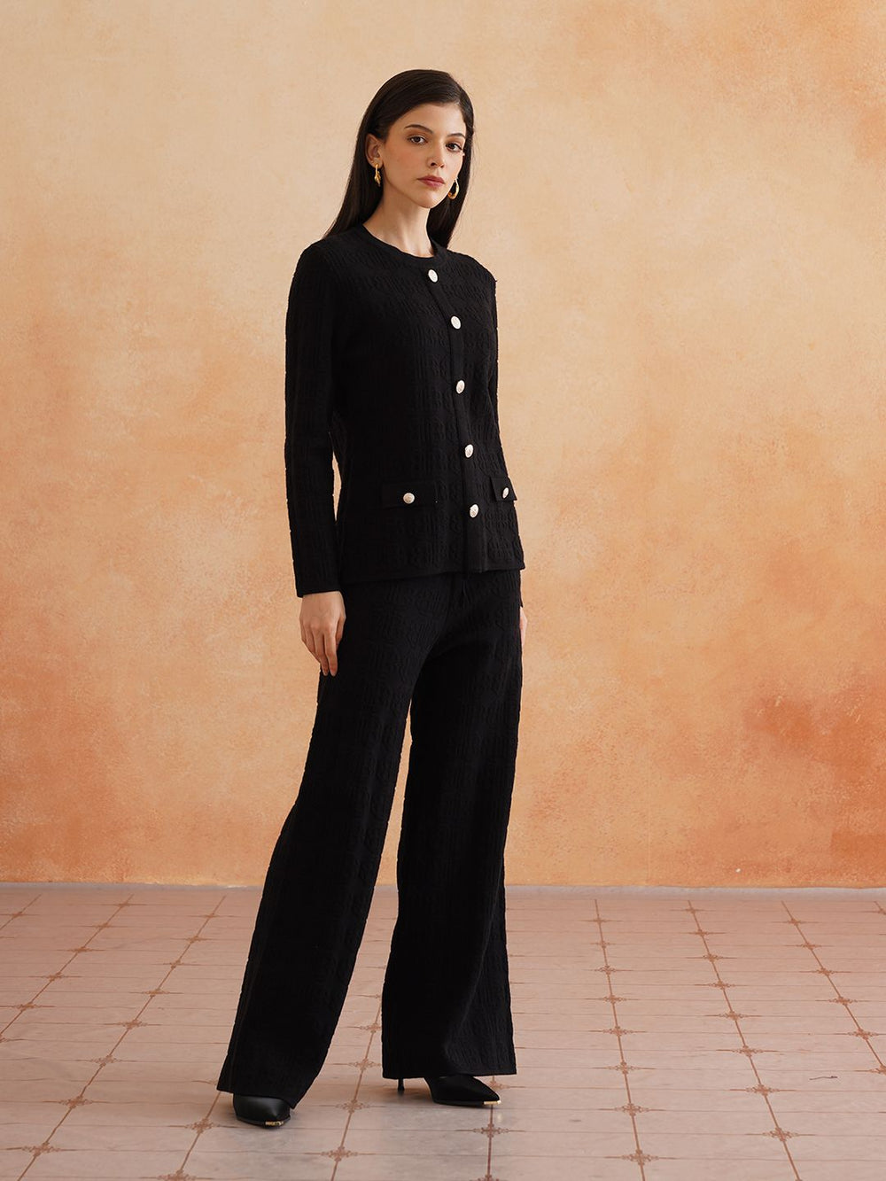 2 Piece Coord Womens Black Coord Set Beatnik