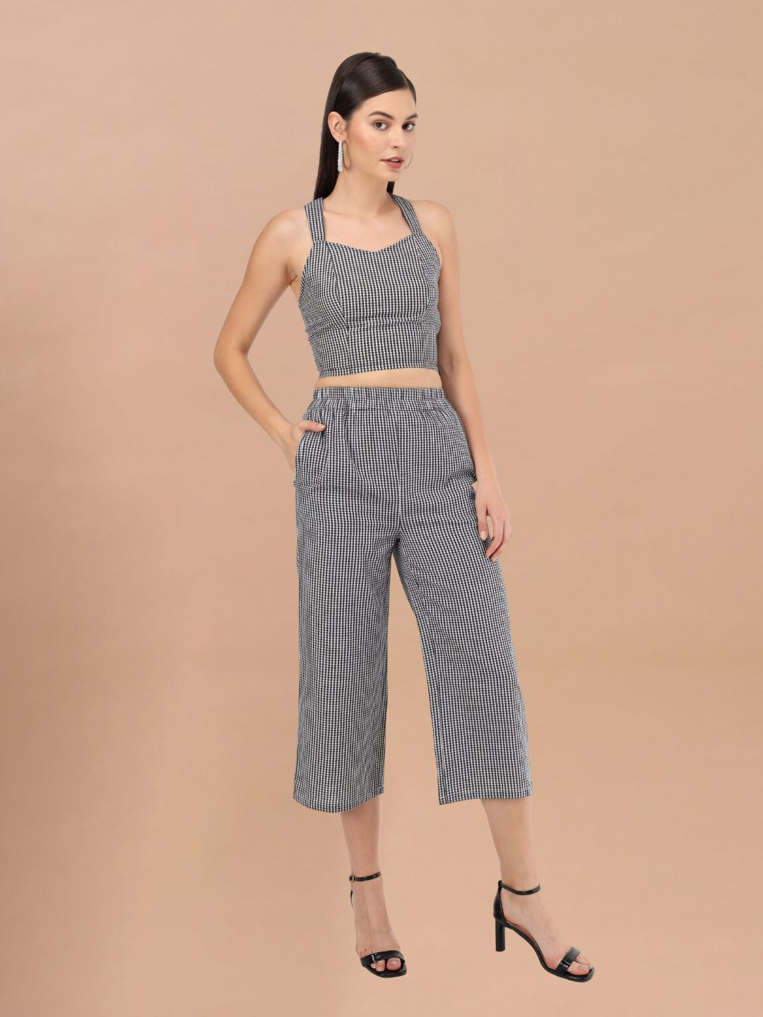 Beatnik Printed Casual Wear Sleeveless 2 Piece Coord Coords Beatnik India