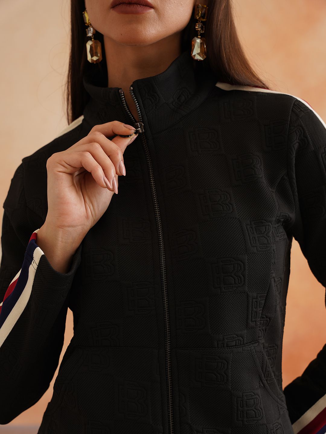 Womens Black 2 Piece Coord Set Beatnik