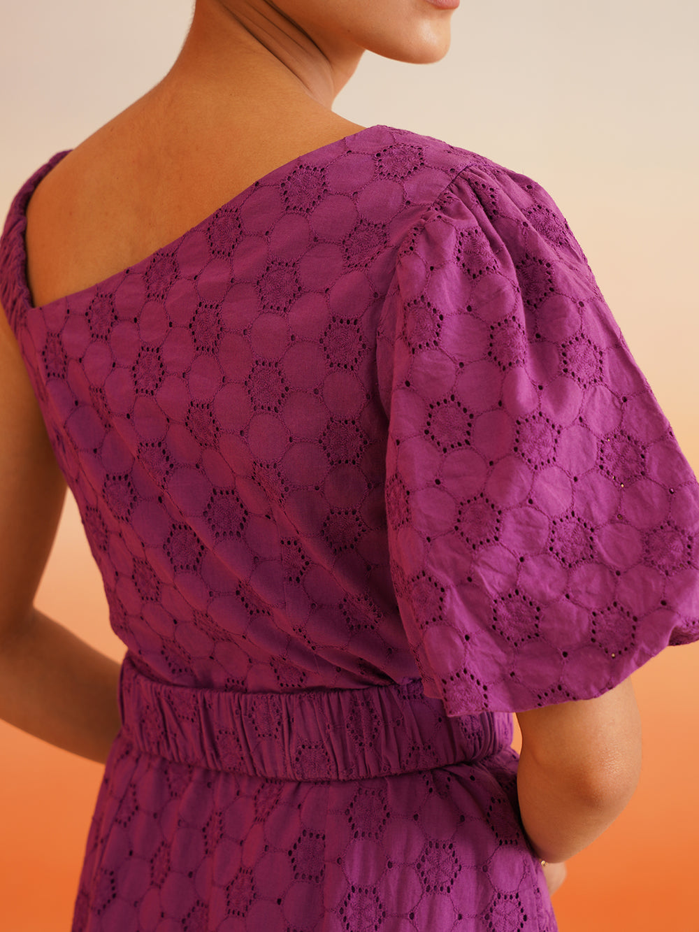 Beatnik Purple Fit n Flare Dresses Beatnik