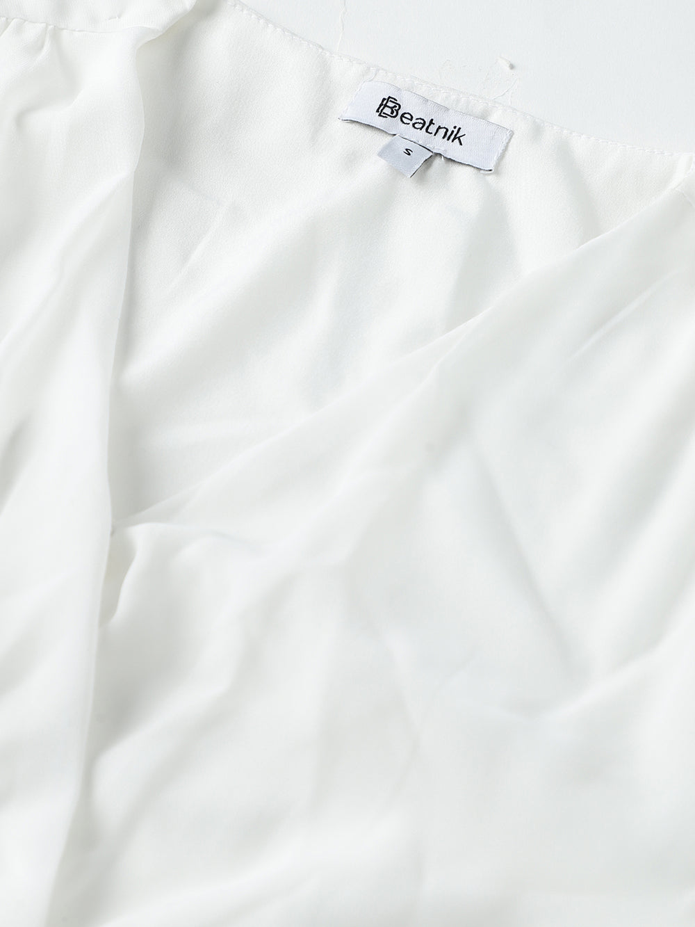 Beatnik V-neck Bishop Sleeves Dres Beatnik India