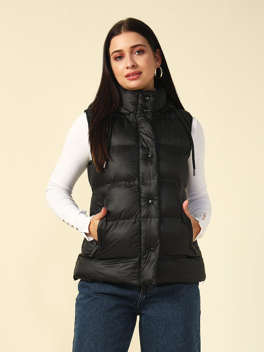 Puffer Black Womens Jackets Beatnik