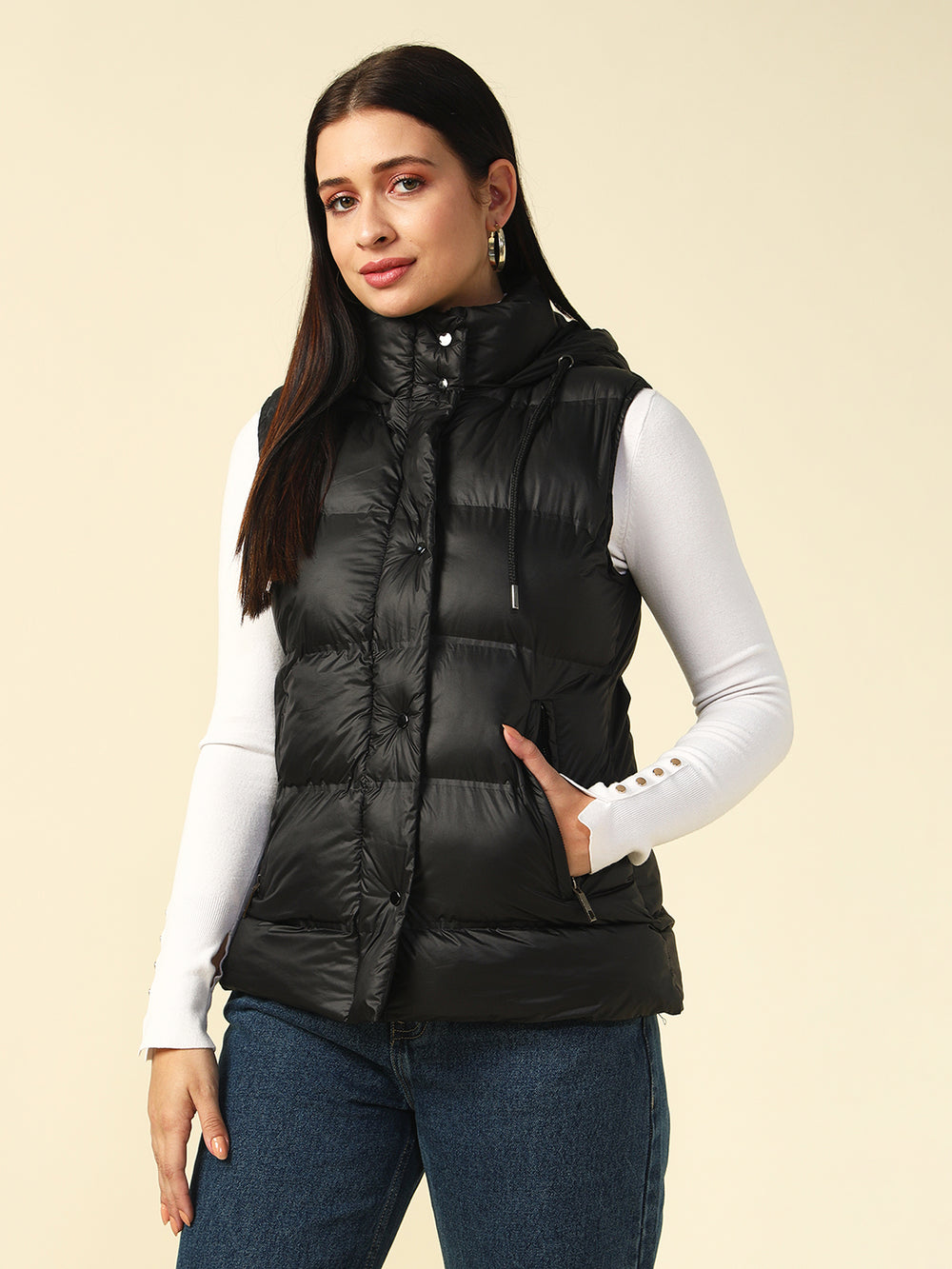 Puffer Black Womens Jackets Beatnik