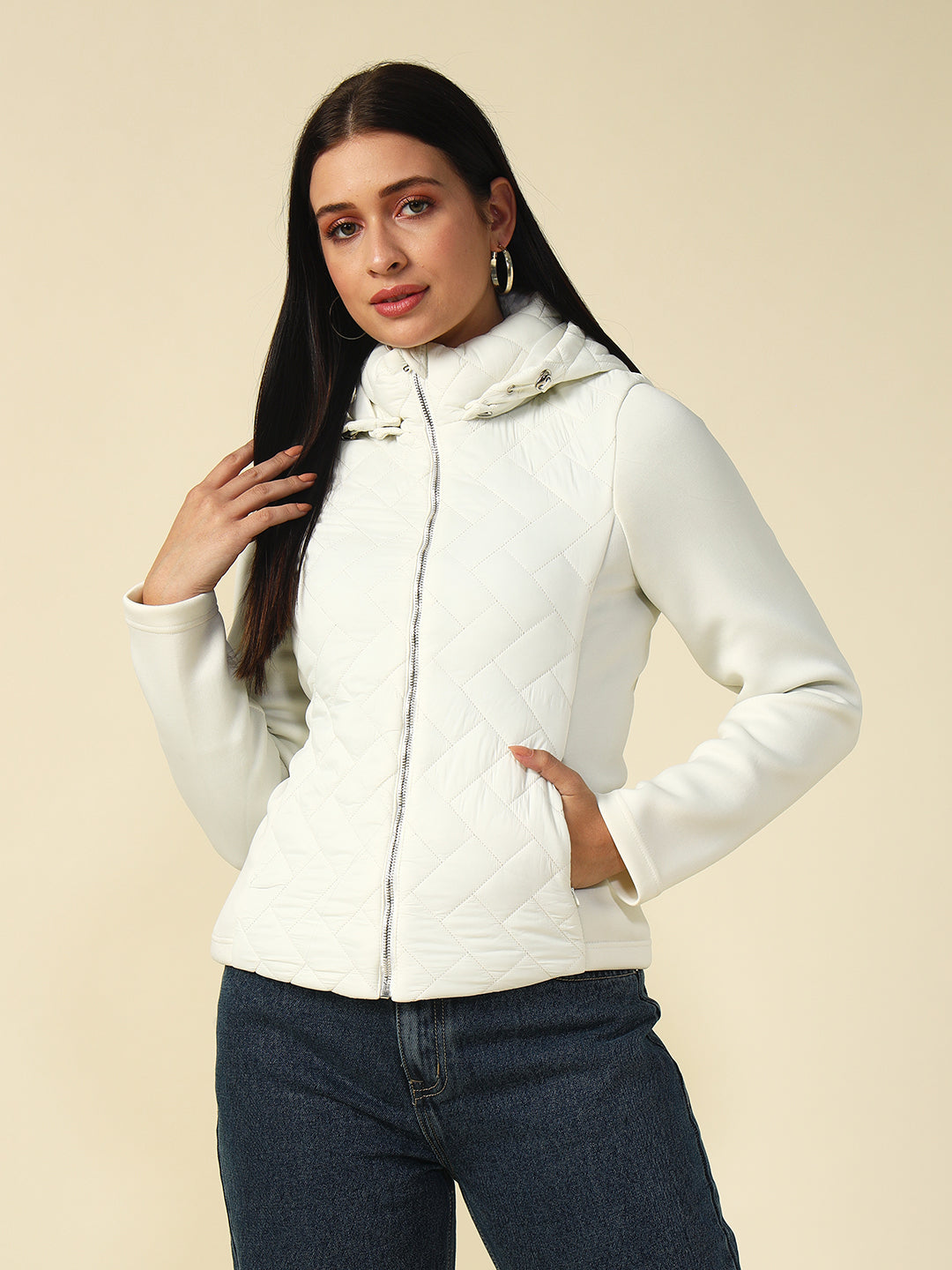 Puffer White Womens Jackets Beatnik