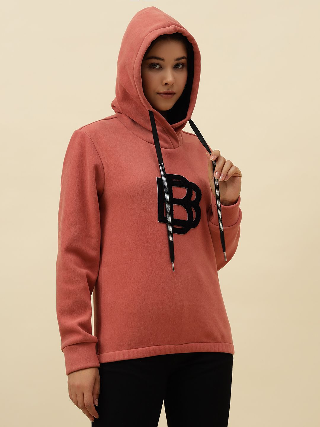 Hooded Pink Sweatshirts Beatnik