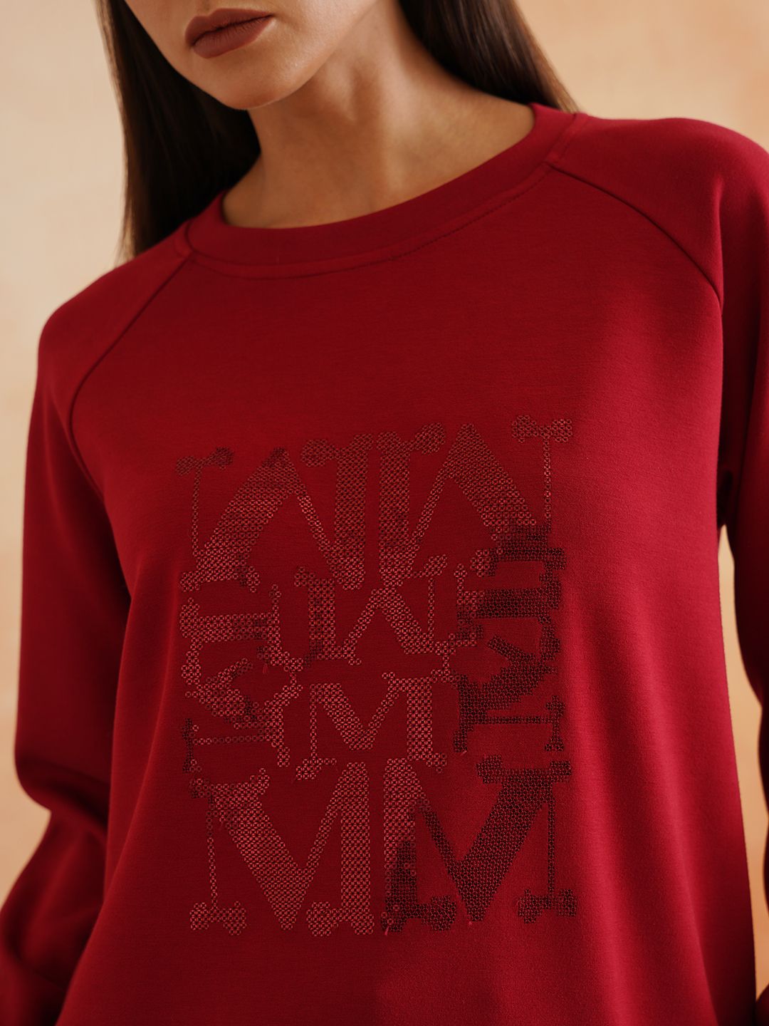 Rust Full Sleeve Sweatshirts Beatnik