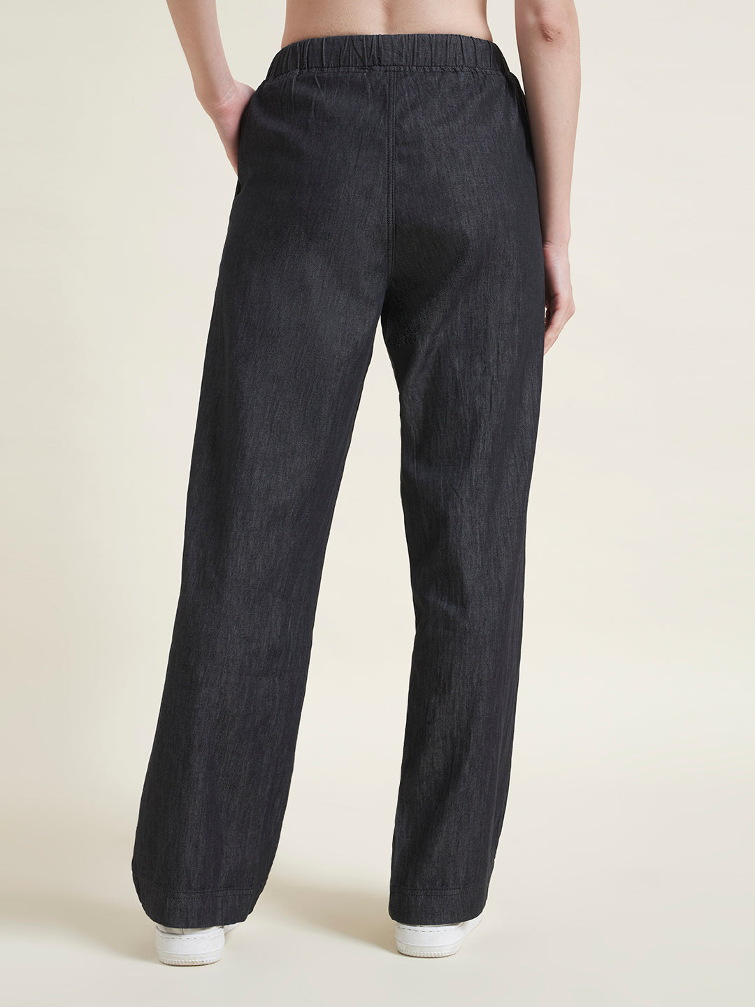 Beatnik Charcoal Flared Trousers