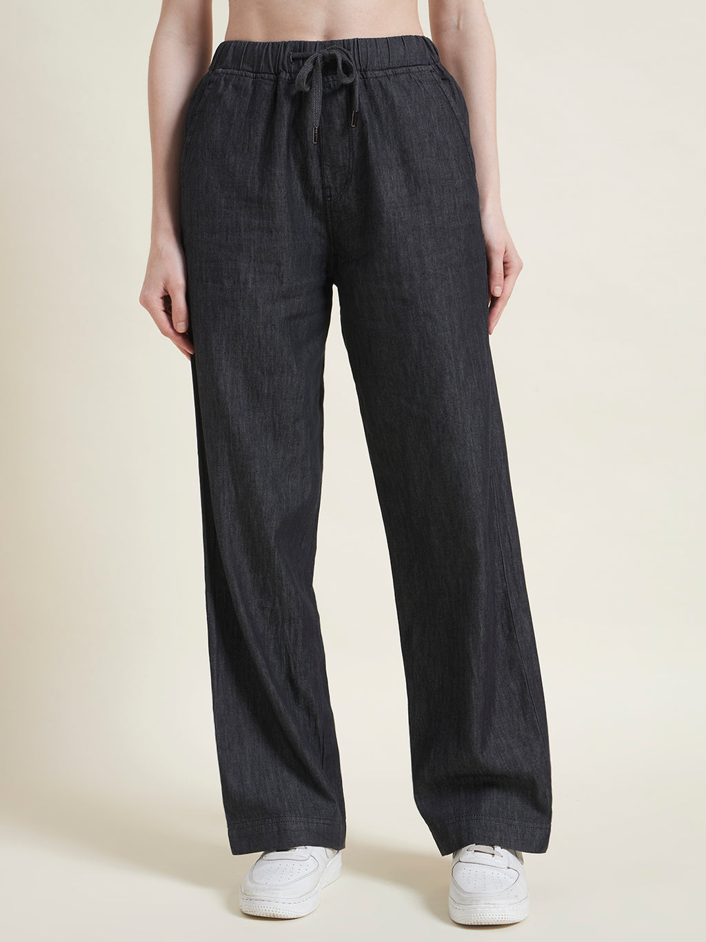 Beatnik Charcoal Flared Trousers