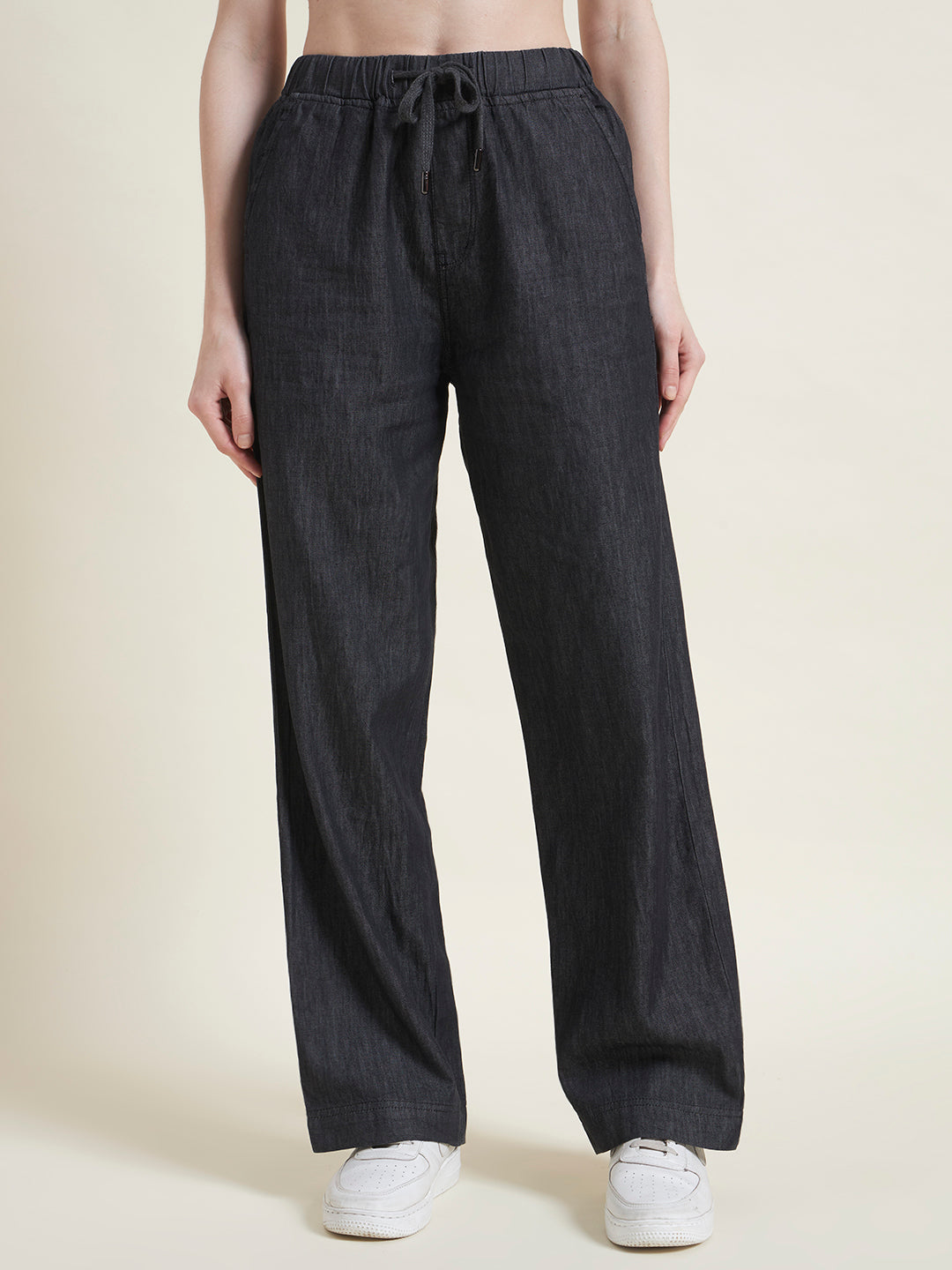 Beatnik Charcoal Flared Trousers