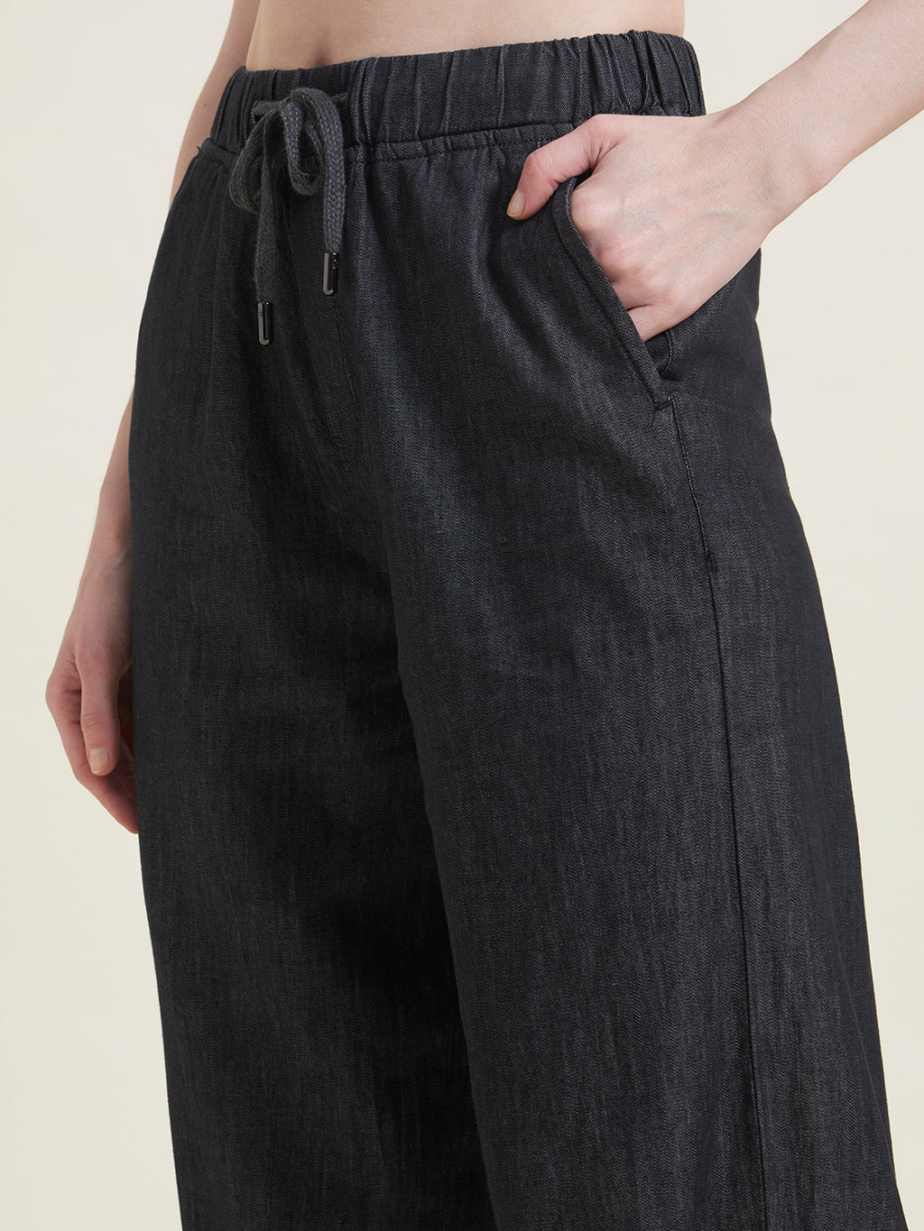 Beatnik Charcoal Flared Trousers
