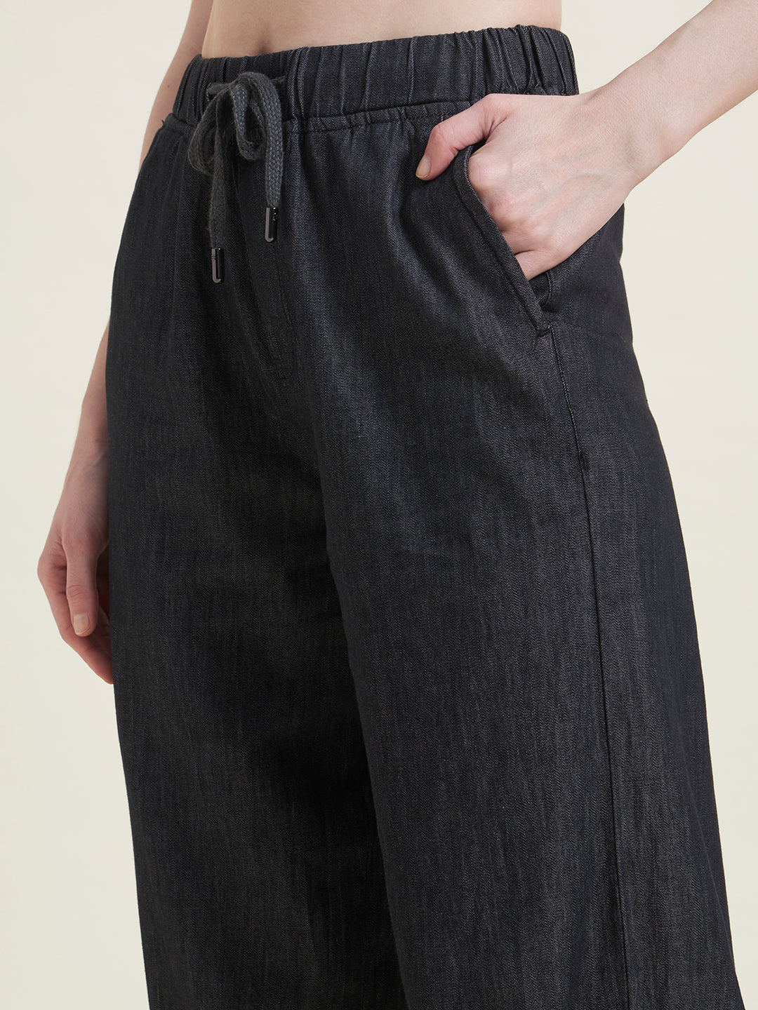 Beatnik Charcoal Flared Trousers