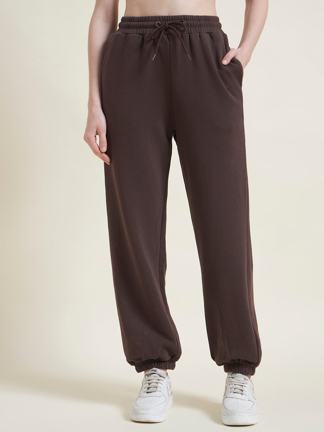 Airport Ease Brown Joggers