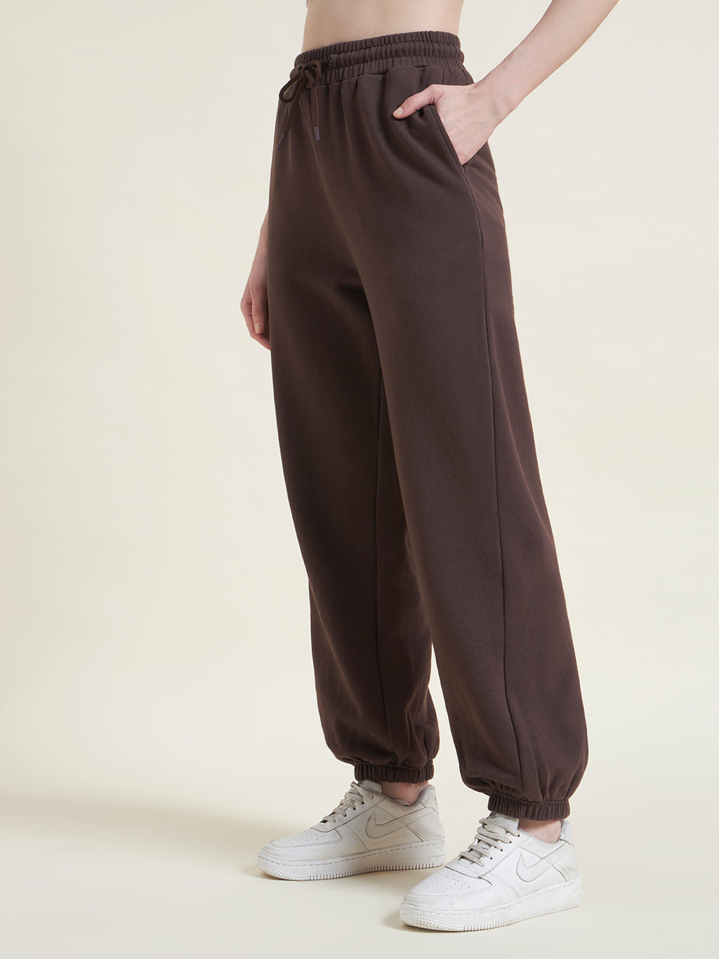 Airport Ease Brown Joggers