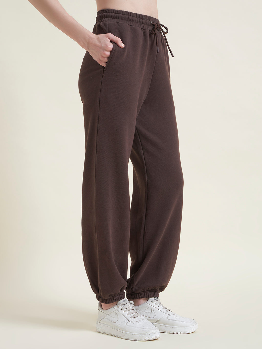 Airport Ease Brown Joggers