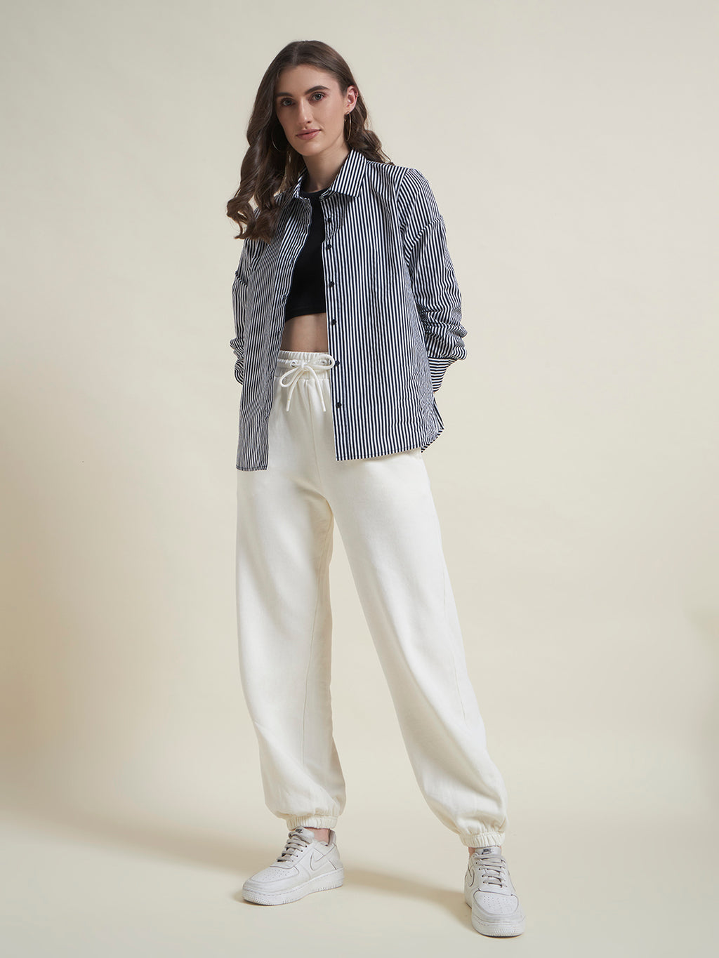 Airport Ease Off White Joggers