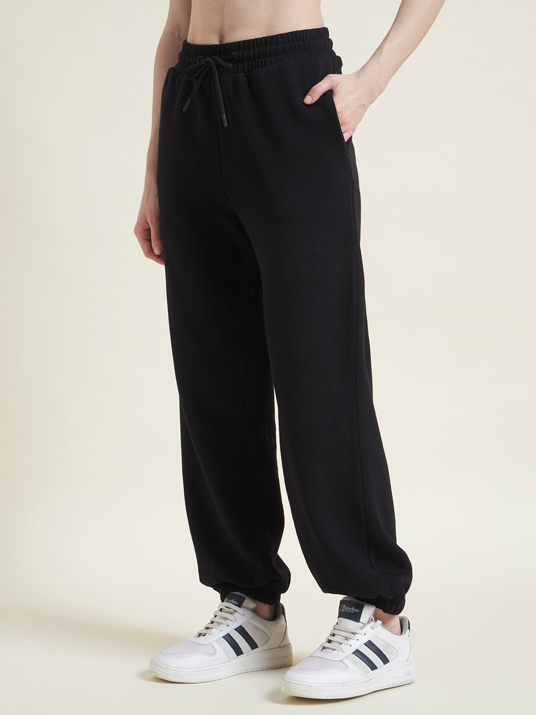 Airport Ease Black Joggers