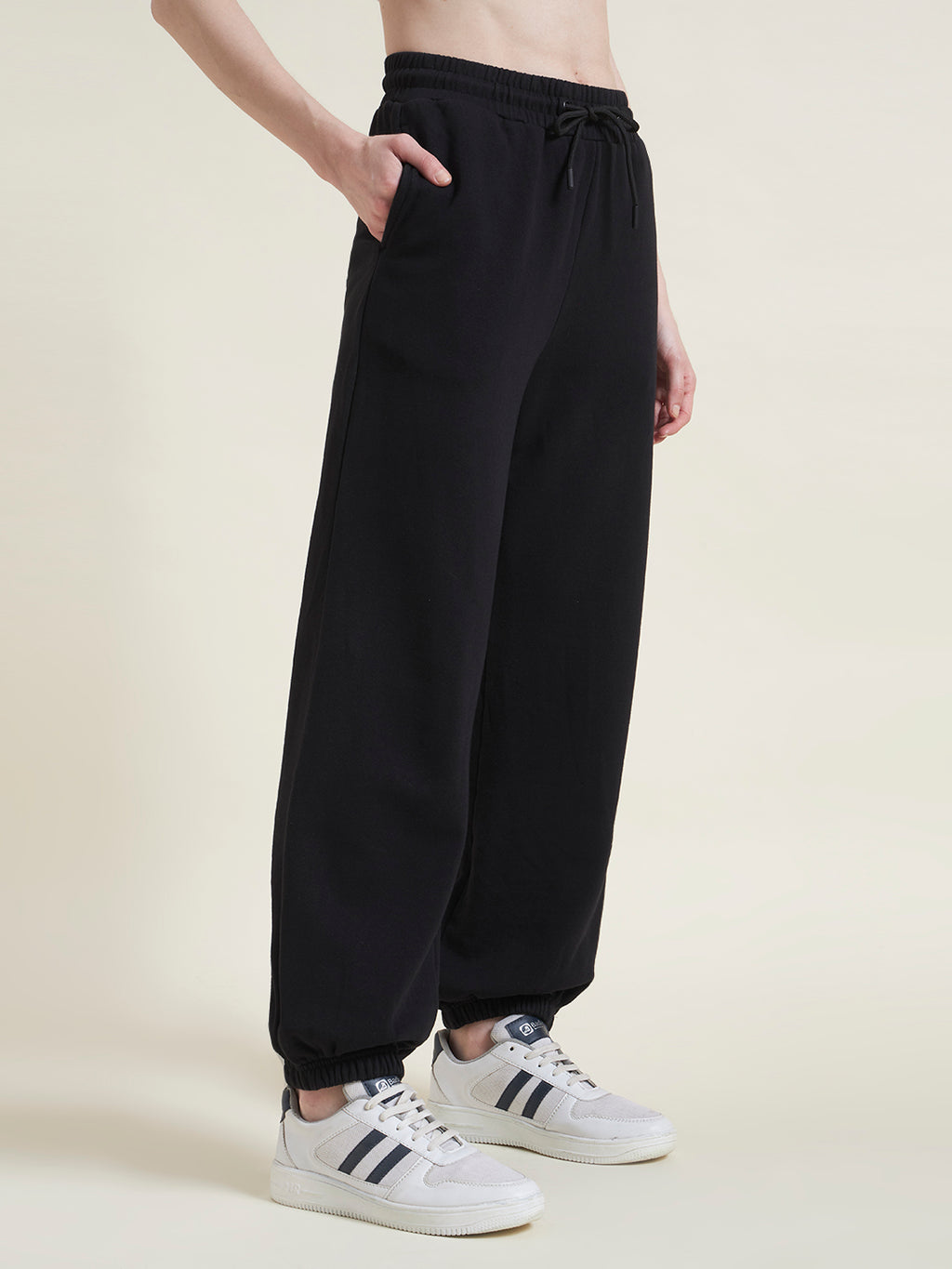 Airport Ease Black Joggers