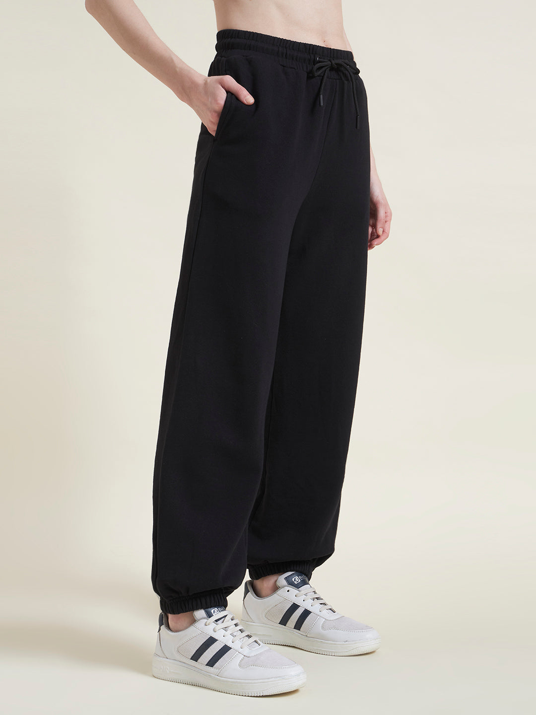 Airport Ease Black Joggers