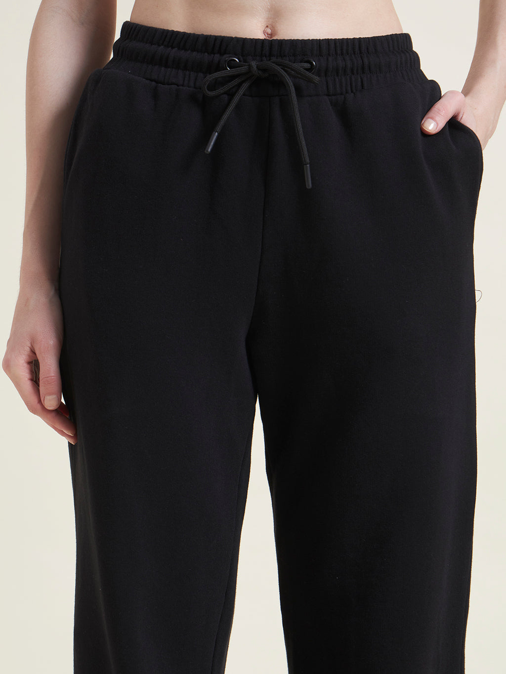 Airport Ease Black Joggers