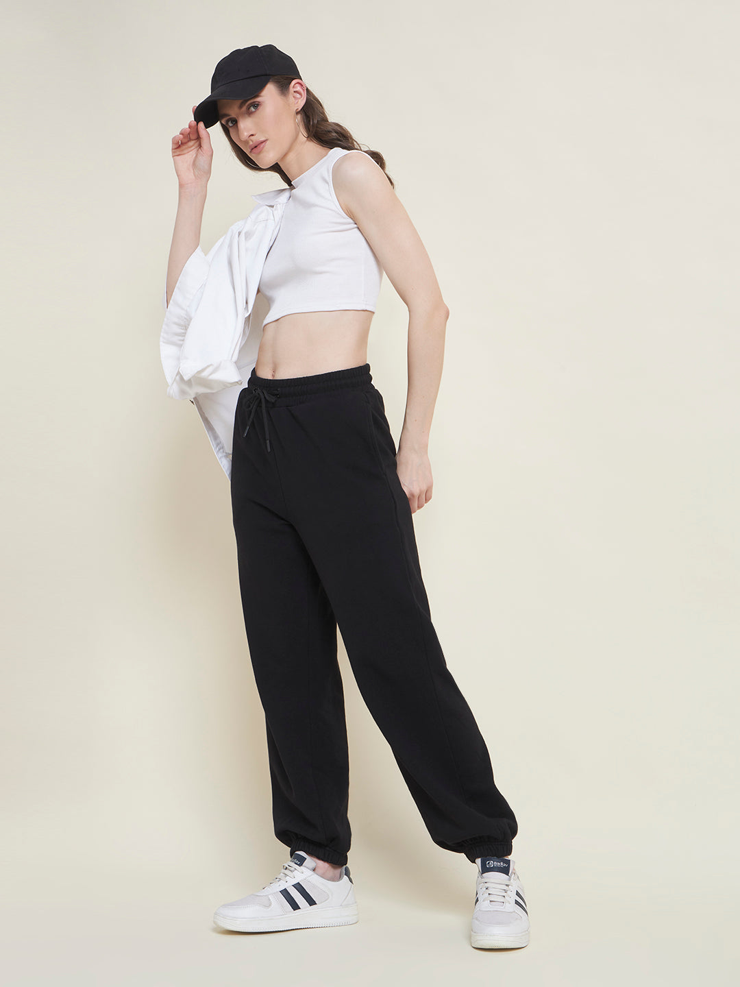 Airport Ease Black Joggers