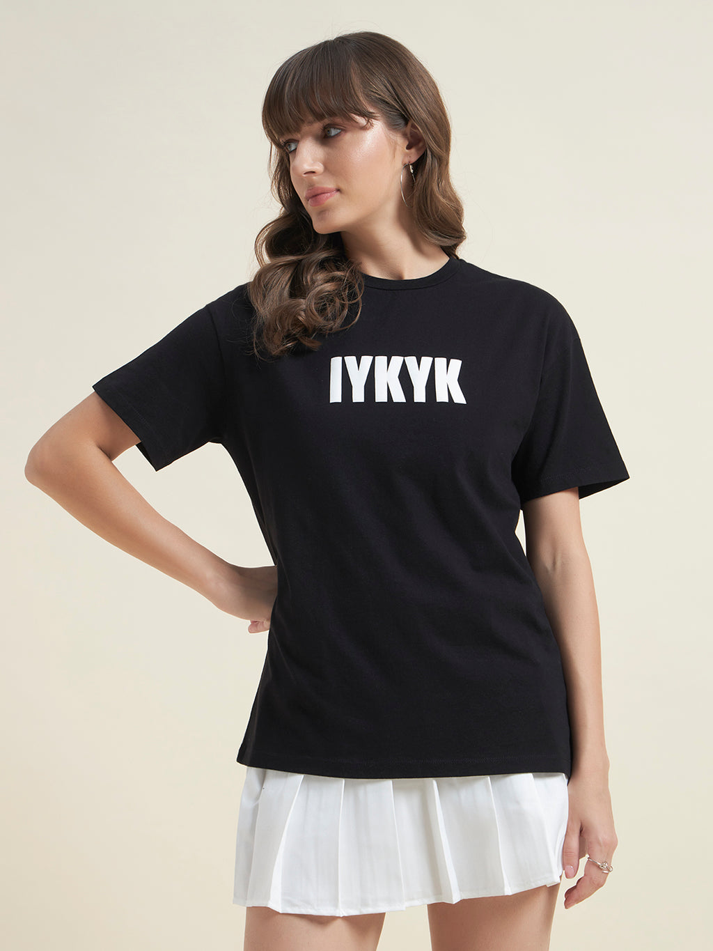 Beatnik Black T-Shirt for Women
