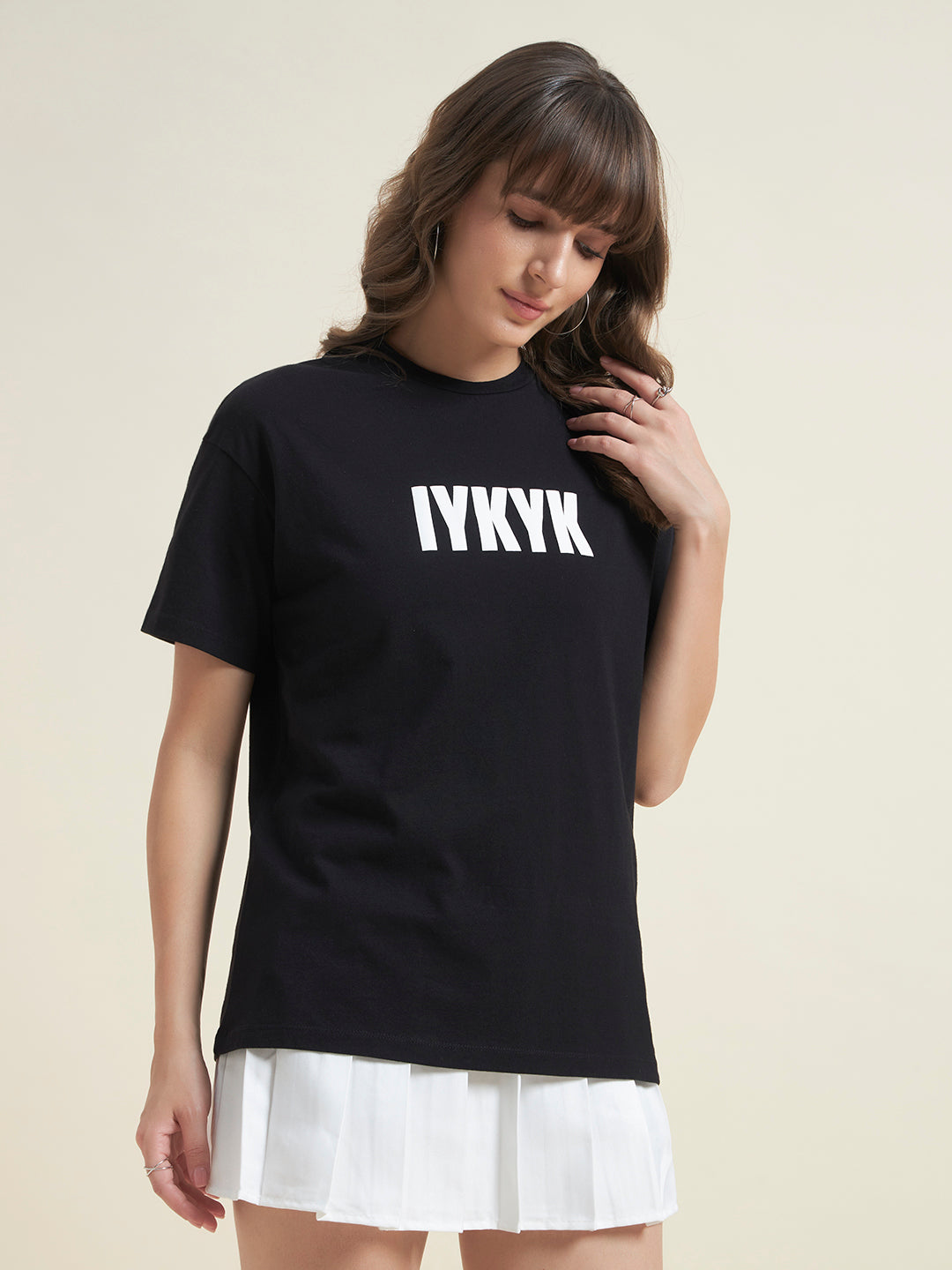 Beatnik Black T-Shirt for Women