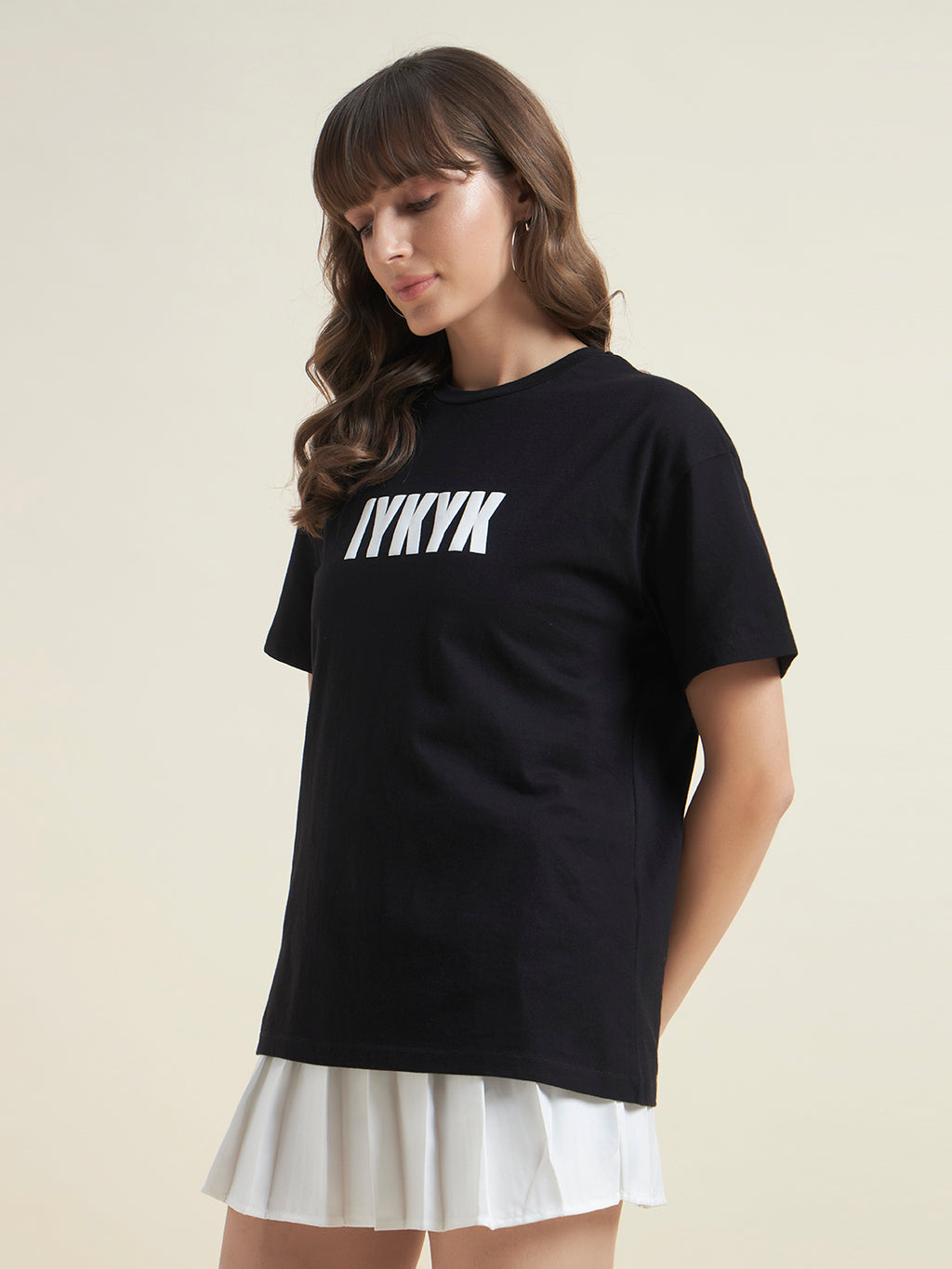 Beatnik Black T-Shirt for Women