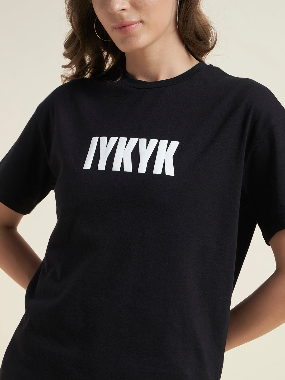 Beatnik Black T-Shirt for Women