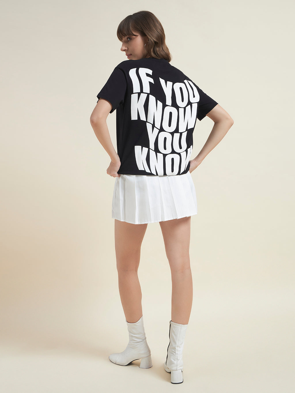 Beatnik Black T-Shirt for Women