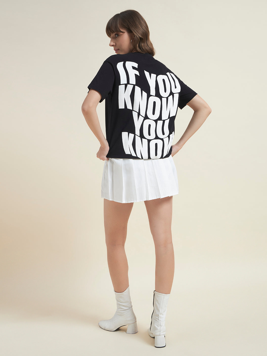 Beatnik Black T-Shirt for Women