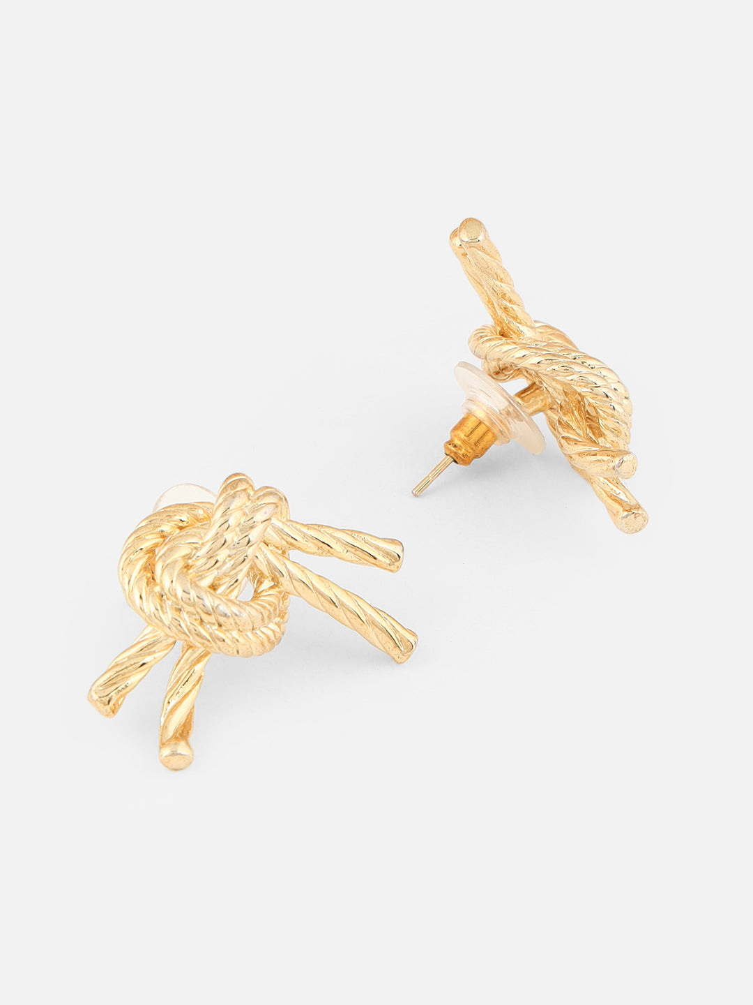 Beatnik Studs Metal Geometric Western Gold-Plated Fashion Earrings