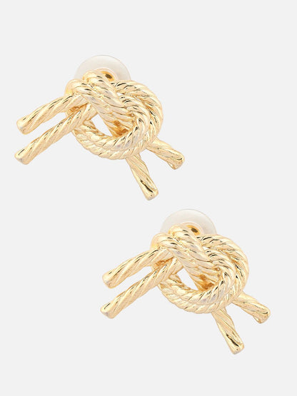 Beatnik Gold Studs Earrings