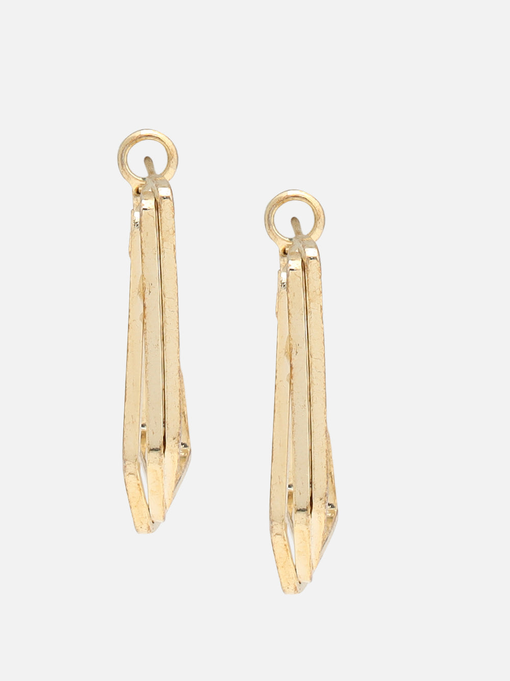 Beatnik Western Hoop Silver-Plated Earrings