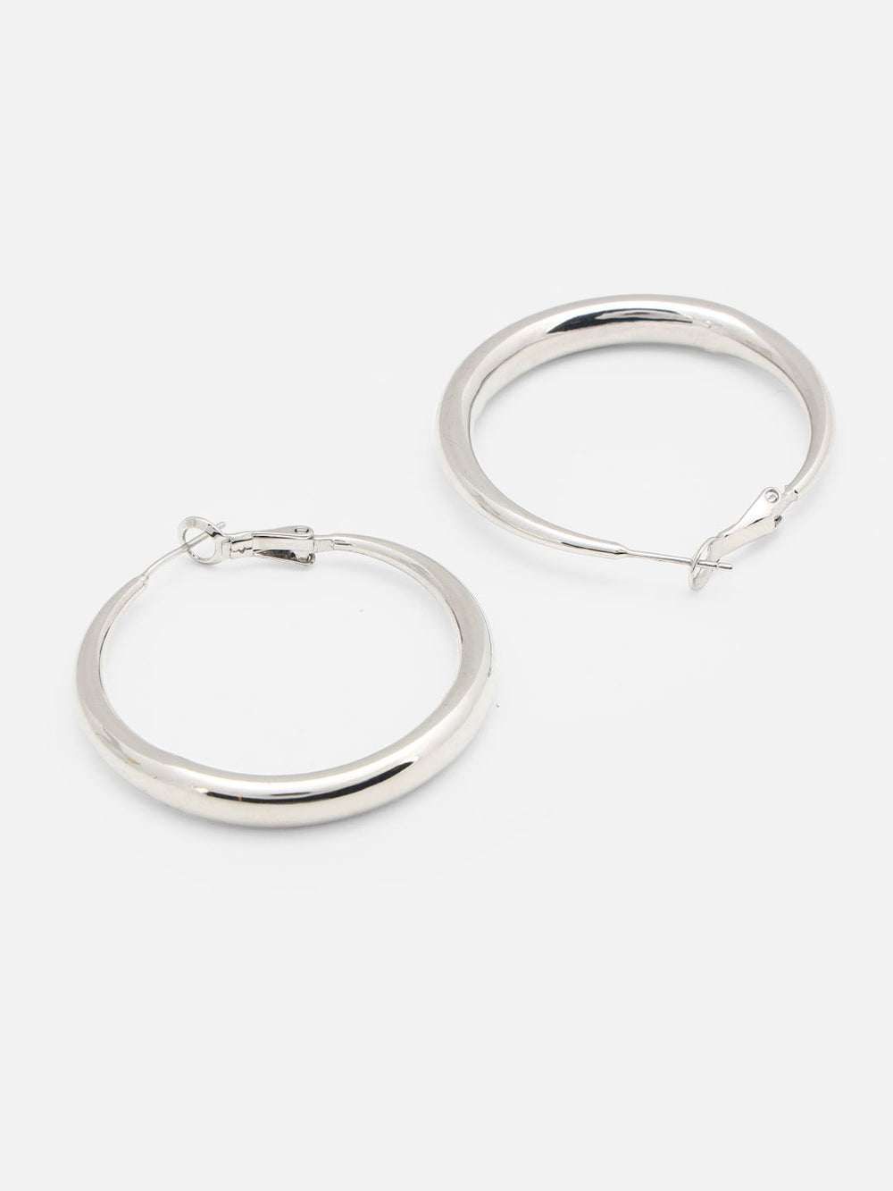 Beatnik Silver HoopEarrings
