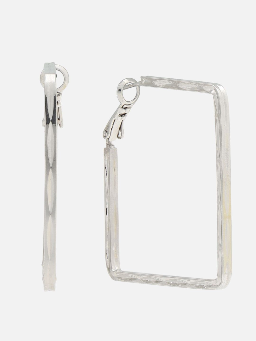 Beatnik Silver HoopEarrings