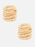 Beatnik Gold Half HoopEarrings