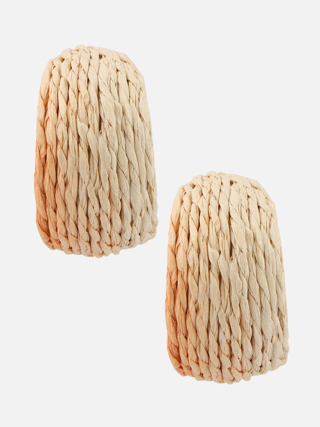 Beatnik Off White Half HoopEarrings