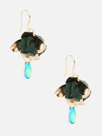 Beatnik Green Drop Earrings