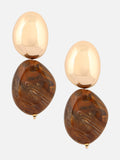 Beatnik Brown Drop Earrings