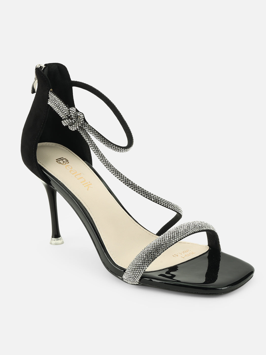Step Into Elegance with Beatnik Stiletto Partywear Black Heels