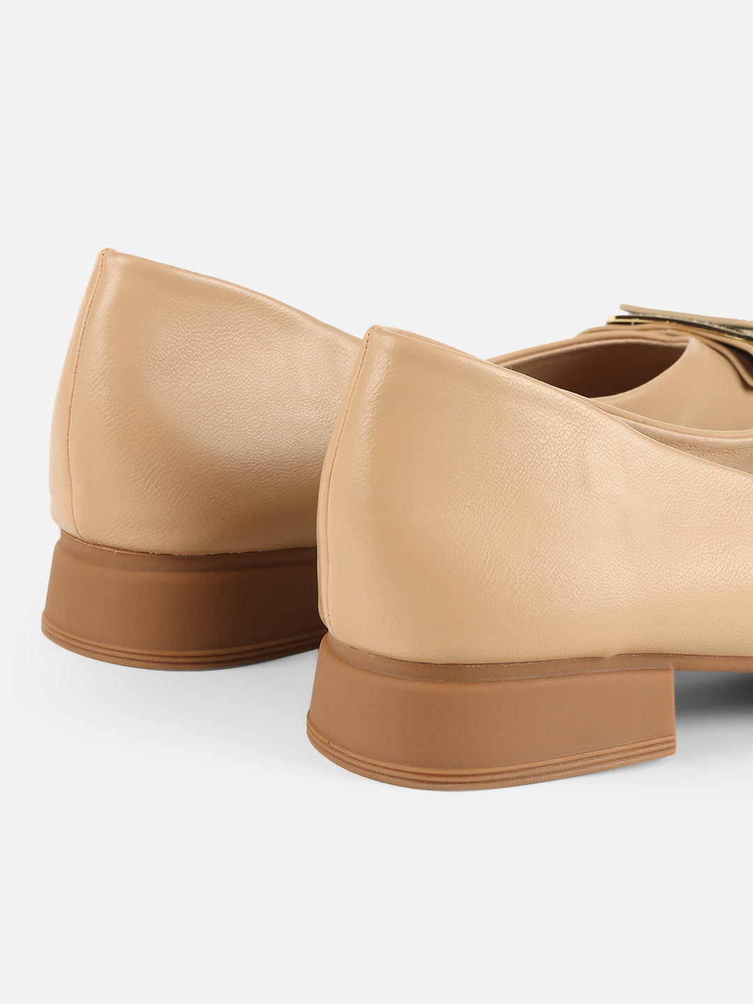 Effortless Grace: Beatnik Brown Bow Comfort Pumps