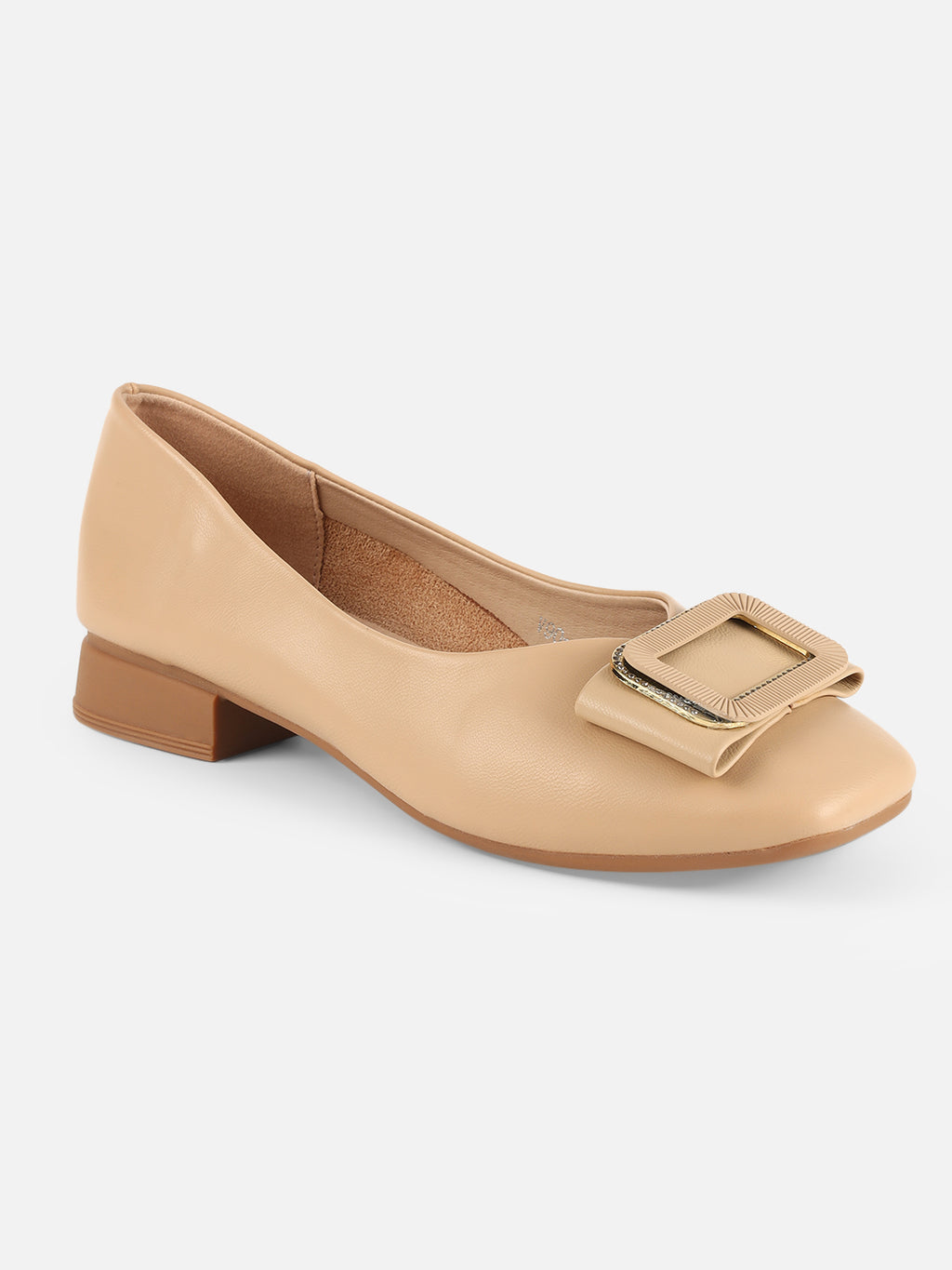 Effortless Grace: Beatnik Brown Bow Comfort Pumps