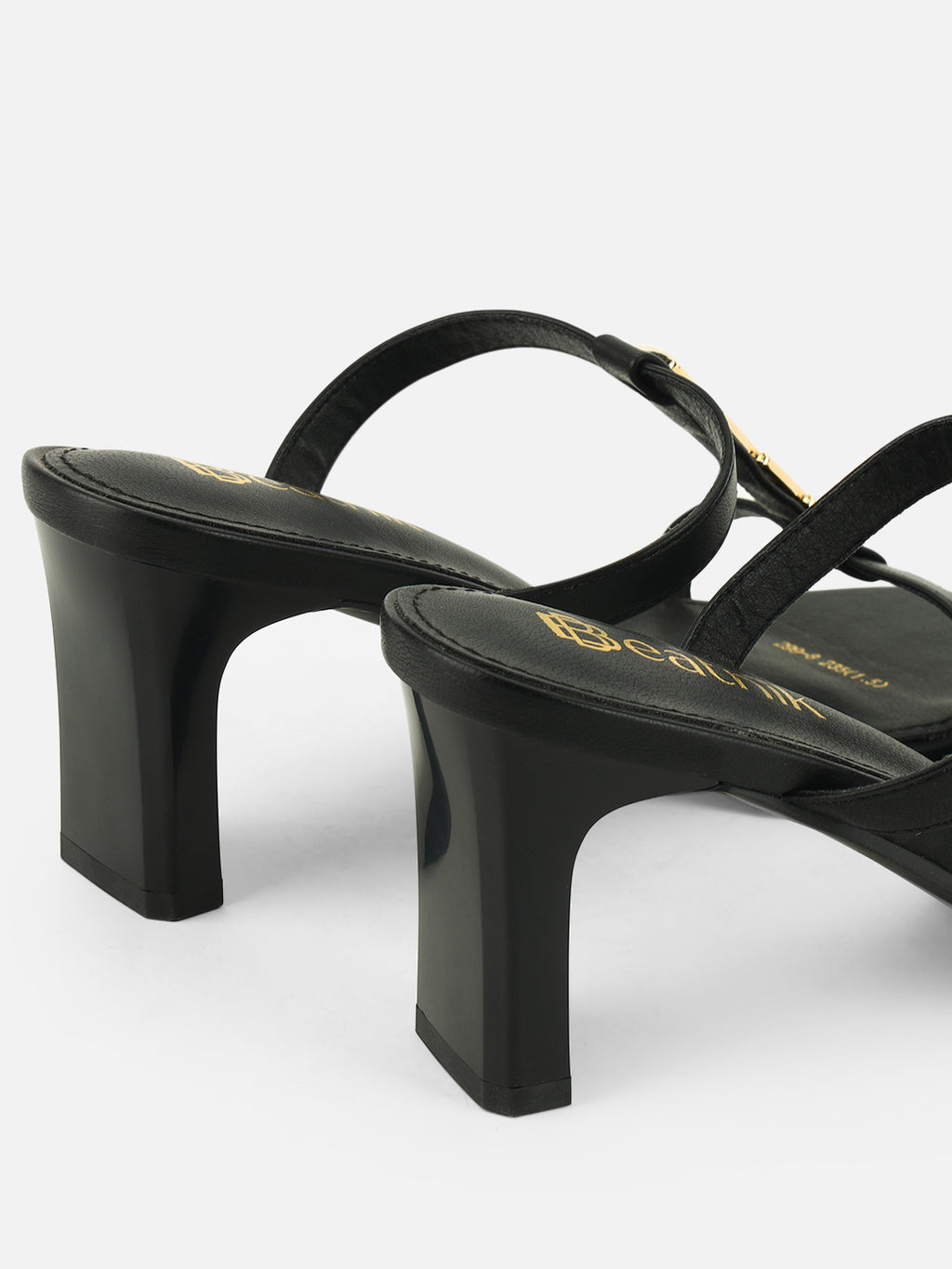 Step Up in Style with Beatnik Embellished Black Heels