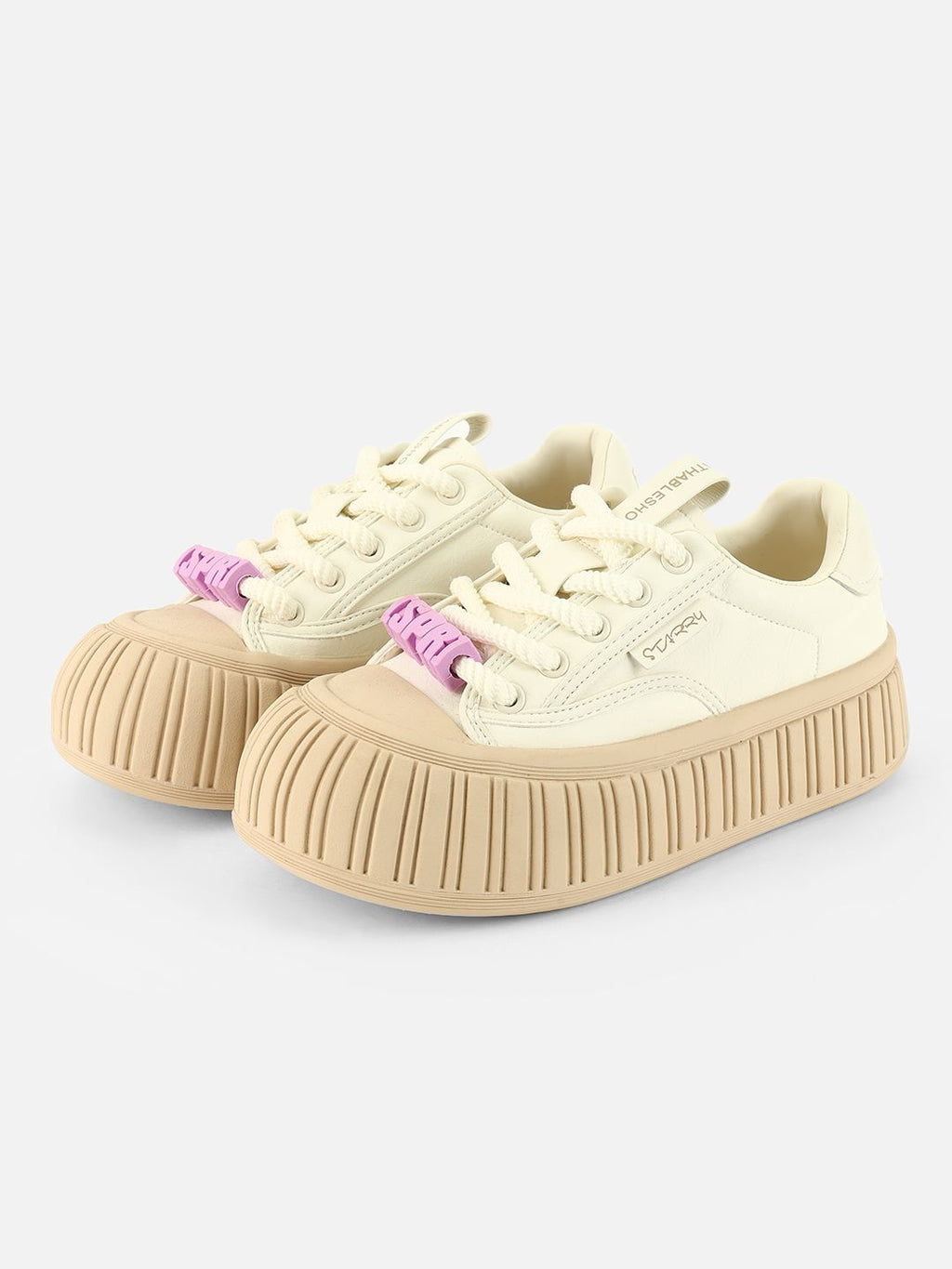 Beatnik Beige Sneakers Shoes