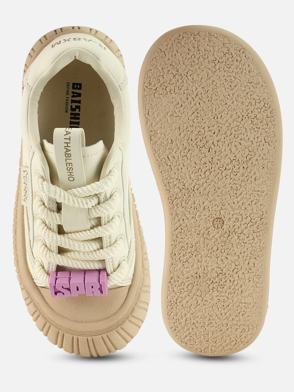 Beatnik Beige Sneakers Shoes
