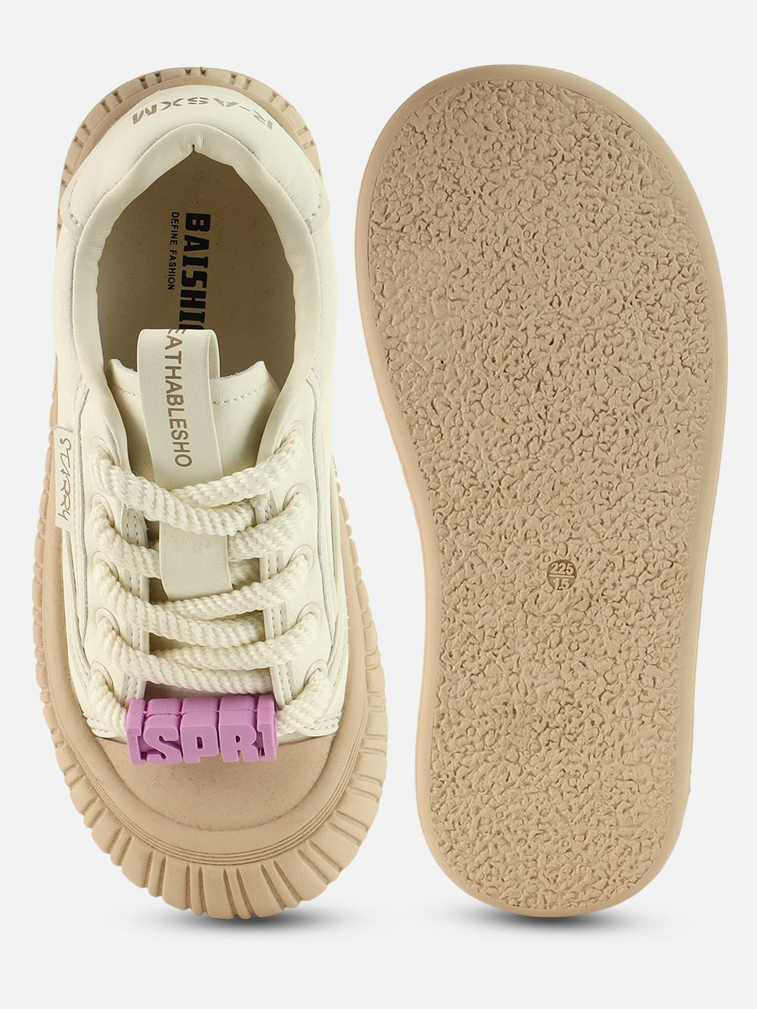 Beatnik Beige Sneakers Shoes