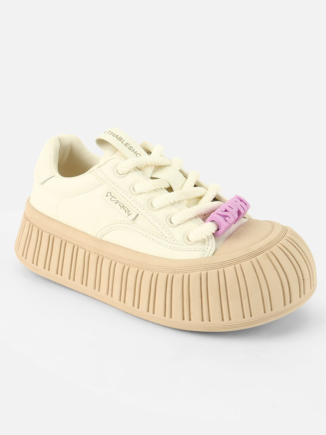 Beatnik Beige Sneakers Shoes